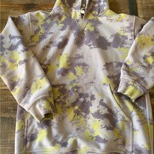 Lululemon Athletica loungeful Tie-Dye Hoodie in Yellow and Gray